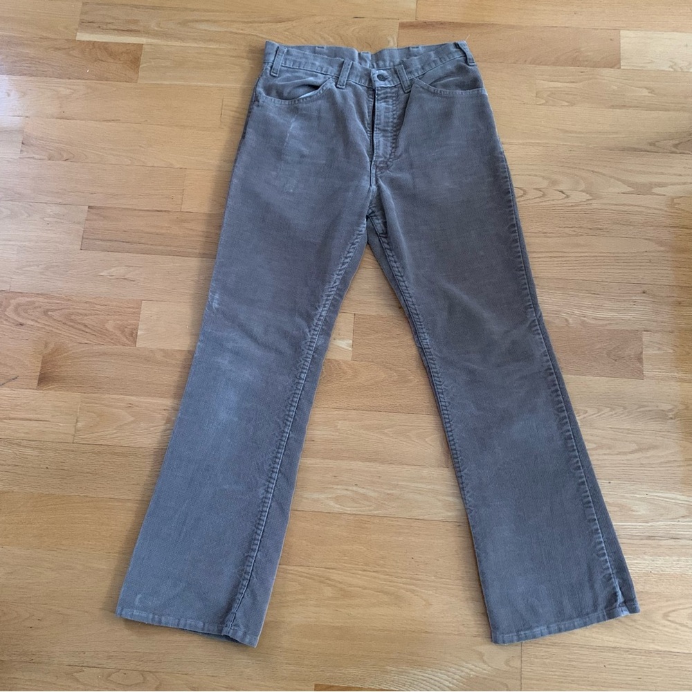 1970s Levi’s 517 Tan Brown Moleskin Bootcut Corduroy Jeans